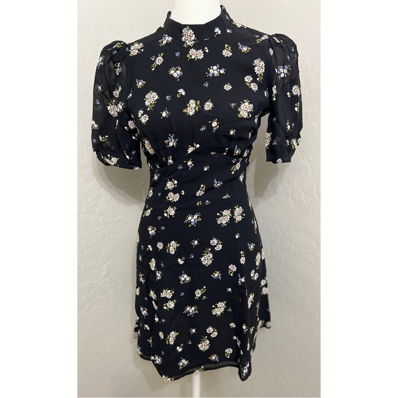 NWOT Reformation Maylin Floral Dress Size 4 - Picture 4 of 7